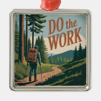 Do The Work Metal Tree Decoration