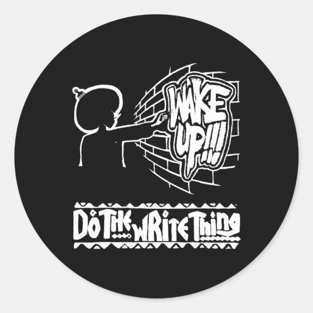 Do The Write Thing Pt136 Sticker  (Front)