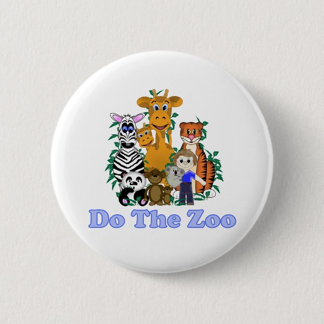 Do The Zoo 6 Cm Round Badge (Front)