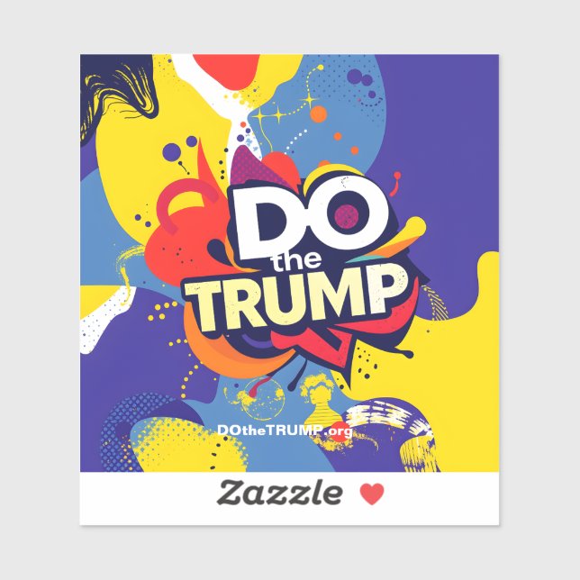 DO theTRUMP Vibrant Vinyl Window Stickers (Sheet)