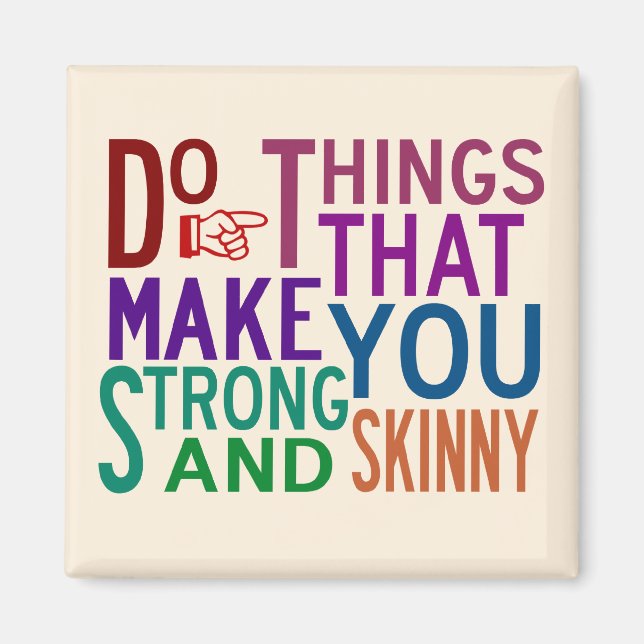 Do Things - Inspiring magnet (Front)
