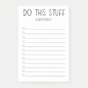 Do This Stuff Eventually Post-it Notes