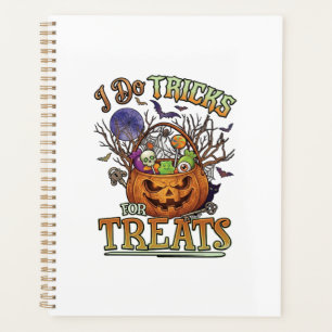 Do Tricks Treats Halloween Pumpkin Basket Candy Sk Planner