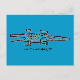 do u moisturise postcard