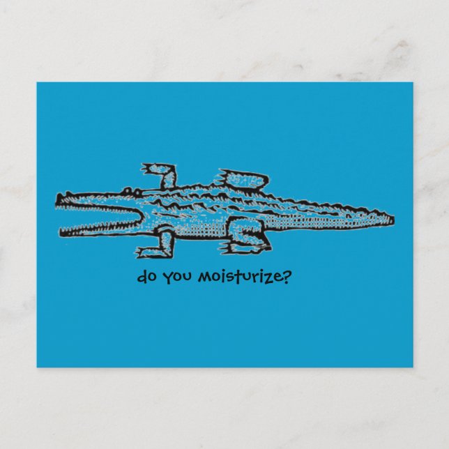 do u moisturise postcard (Front)
