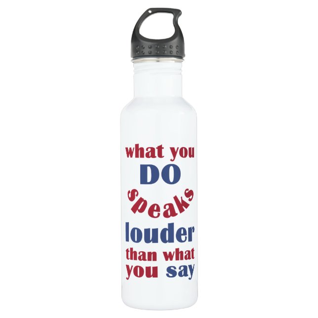 Do vs. Say custom 710 Ml Water Bottle (Front)