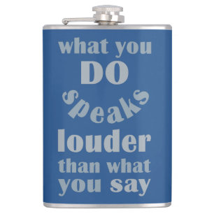 Do vs. Say custom flask