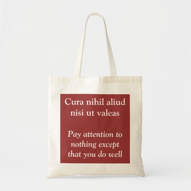 Do well - Cicero inspirational quote Tote Bag (Front)