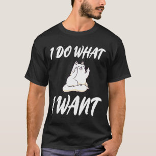 Do What I Want Black Cat Red Cup Graphic T-Shirt