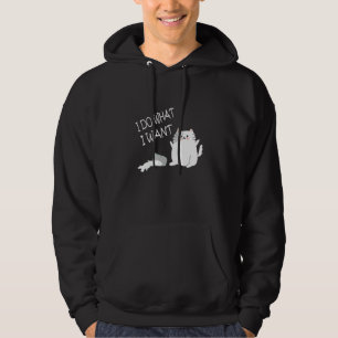 Do What I Want Vintage Black Cat Red Cup My Cat 2 Hoodie