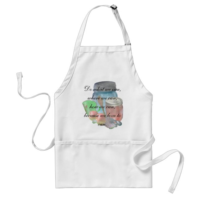 Do what we can, where we can... standard apron (Front)