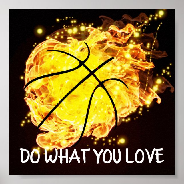 Do What You Love Basketball Poster (Front)