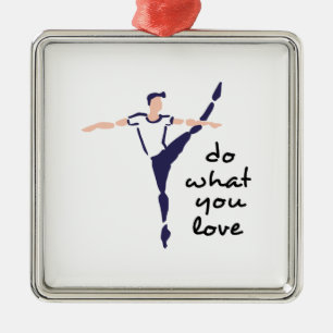 Do What You Love Metal Tree Decoration