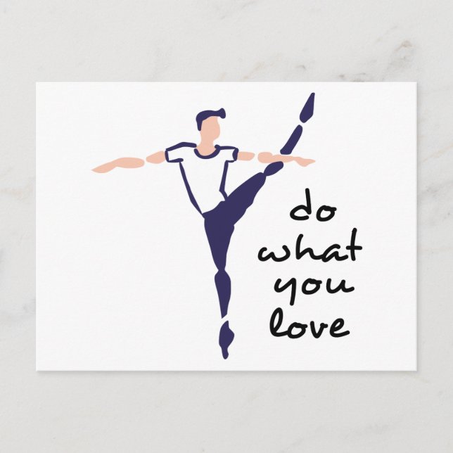 Do What You Love Postcard (Front)