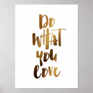 Do what you love poster
