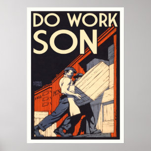 do work son poster