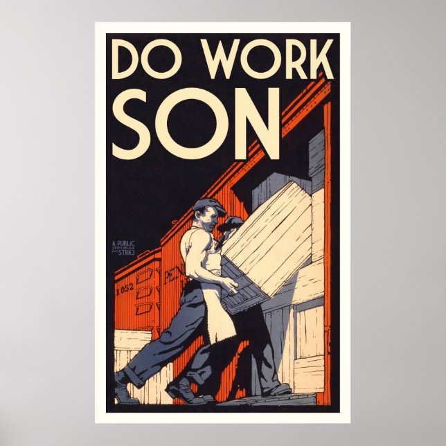 do work son poster (Front)