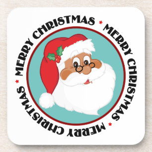 Do You Believe in Black Santa Claus? Coaster