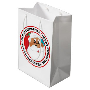 Do You Believe in Black Santa Claus? Medium Gift Bag