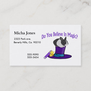 Do You Believe in Magic Business Card