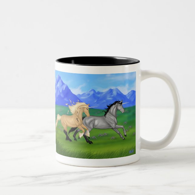 Do you believe in magic? Two-Tone coffee mug (Right)