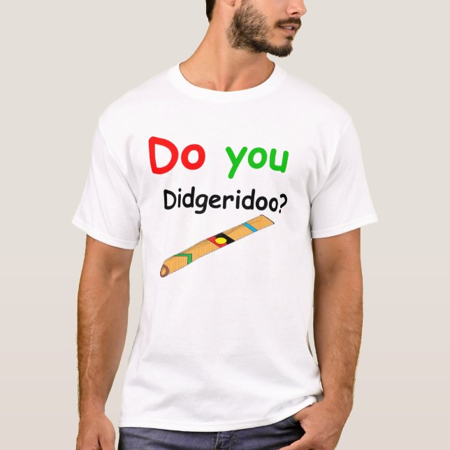 Do you didgeridoo green colour T-Shirt (Front)