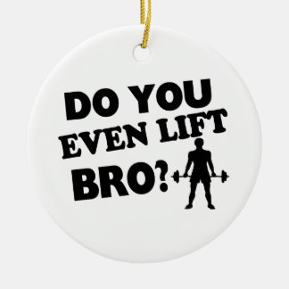 Do You Even Lift Bro? Ceramic Tree Decoration