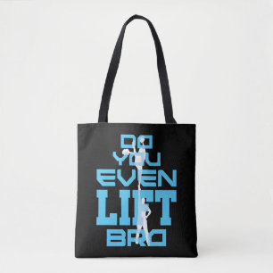 Do You Even Lift Bro Funny Cheerleading Men Tote Bag