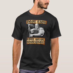 Do You Even Lift Bro Shakespeare Black Gym T-Shirt