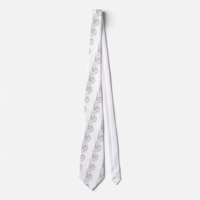 Do You Even Lift, Bro? Tie (Front)