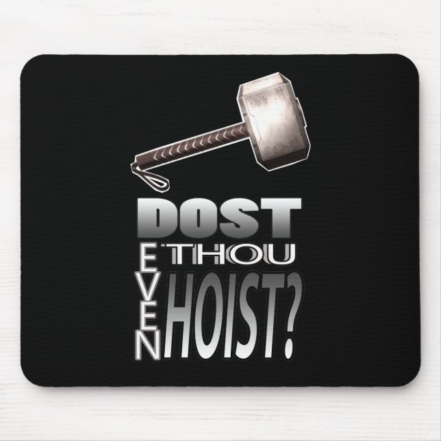 Do you even lift? mouse mat (Front)