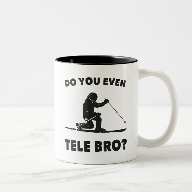 Do You Even Tele Bro? Two-Tone Coffee Mug (Right)