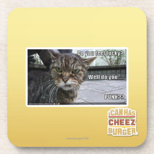 Do you feel lucky? coaster
