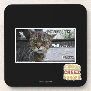 Do you feel lucky? coaster