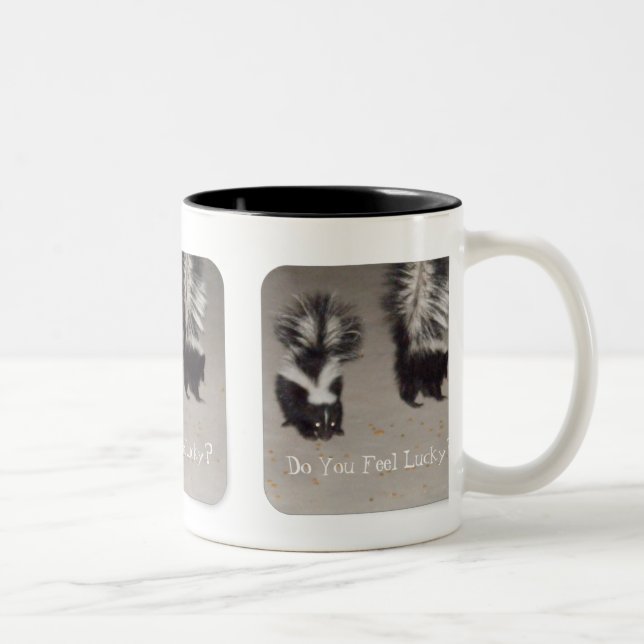 Do you Feel Lucky? Two-Tone Coffee Mug (Right)