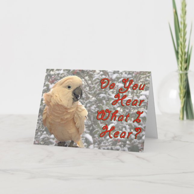 Do You Hear Holiday Card (Front)