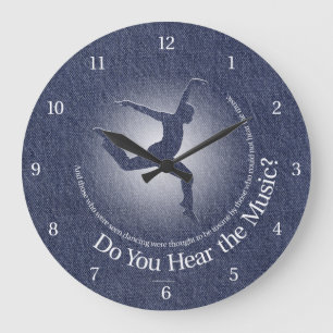 Do You Hear The Music? Large Clock