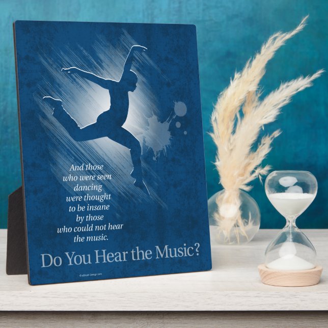 Do You Hear The Music? Plaque (Side)