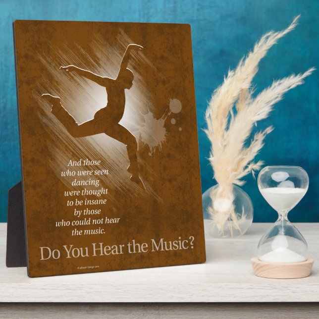 Do You Hear The Music? Plaque (Side)