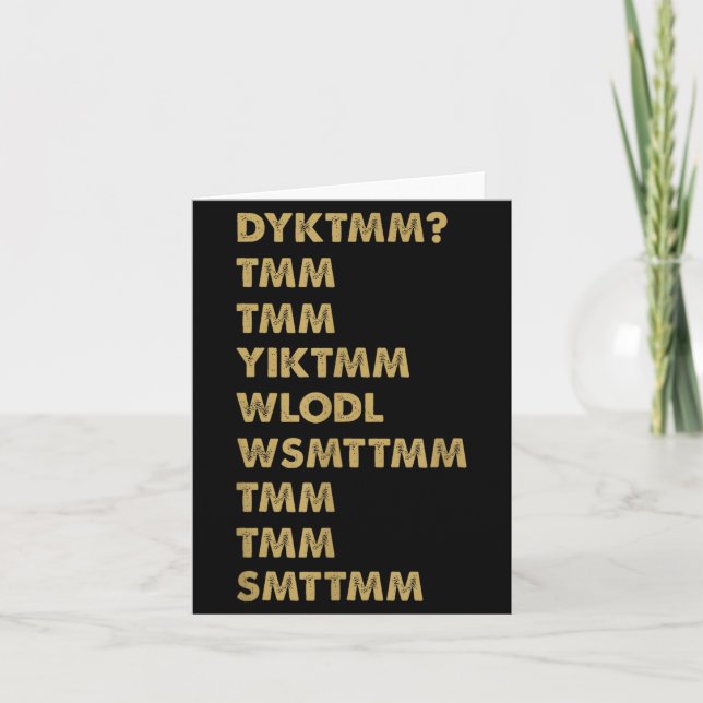 Do You Know The Muffin Man_ Dyktmm_ Funny Nostalgi Card (Front)