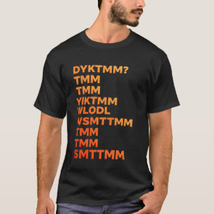 Do You Know The Muffin Man DYKTMM Funny Nostalgic T-Shirt