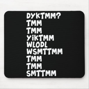 Do You Know The Muffin Man Dyktmm Nostalgia Funny Mouse Mat