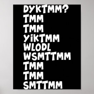 Do You Know The Muffin Man Dyktmm Nostalgia Funny Poster