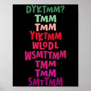 Do You Know The Muffin Man Dyktmm Nostalgia Funny Poster