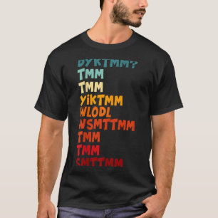 Do You Know The Muffin Man Dyktmm Nostalgia Funny T-Shirt