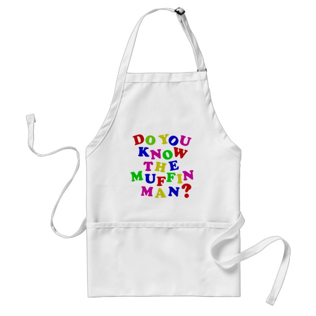 Do you know the Muffin Man? Standard Apron (Front)