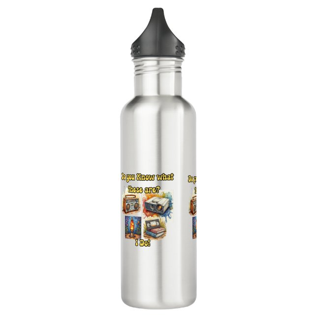 Do You Know What These Are? I Do! – Retro 710 Ml Water Bottle (Left)