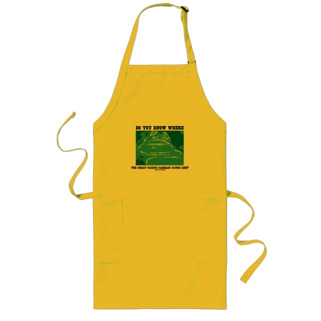 Do You Know Where Great Pacific Garbage Patch Lies Long Apron (Front)