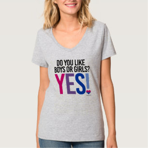 Do you like boys or girls - LGBT Design -.png T-Shirt
