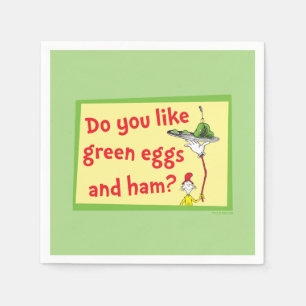 Do You Like Green Eggs and Ham? Napkin